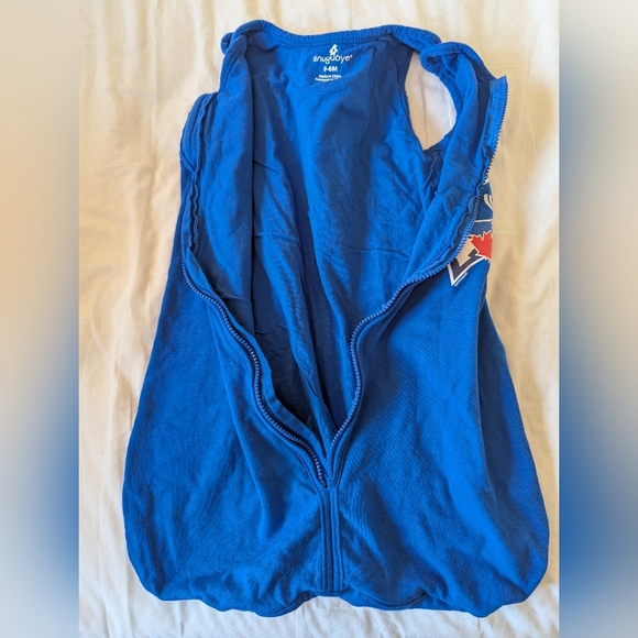 MLB Toronto Blue Jays Sleep Bag Royal Blue, 0-6 Months Up To 18 Lbs - Picture 9 of 16